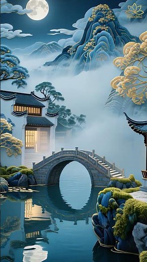Peaceful Moonlit Chinese Garden Piano – Relaxing Music for Sleep, Study & Stress Relief