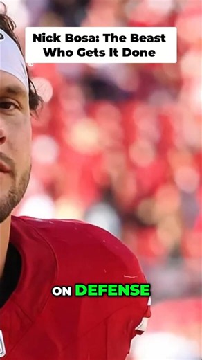 Is Nick Bosa the most hated player in the NFL? 🤔 #nfl #shorts