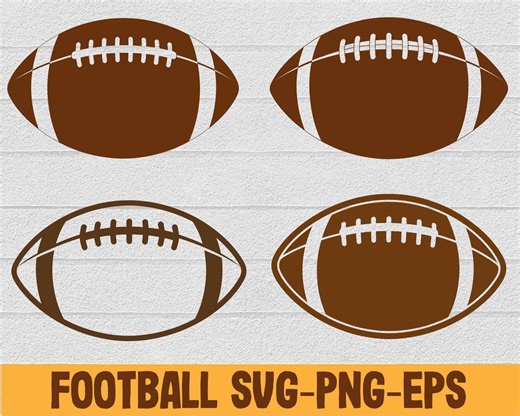 Football SVG Bundle, Football PNG, American Football Svg, Sports Svg, Outline Football, Sports Silhouette, Cricut Files, Digital Download - Etsy
