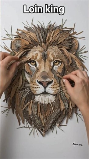 loin king 🦁👑 #shorts #loin #king #ai lion #aizone☆ #animal