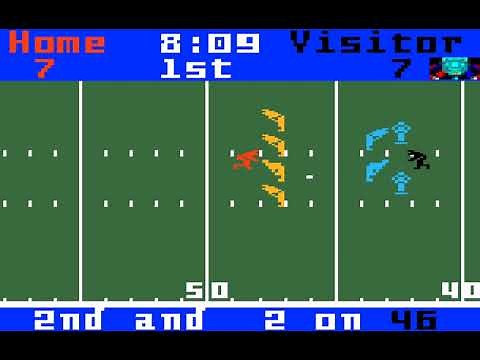 Matell Intellivision Game: NFL Football (1978 Mattel Electronics)