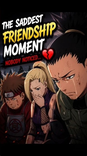 Shikamaru, Ino & Choji's Saddest Moment 💔 | Naruto Emotional Edit #shorts #anime #viral #tranding