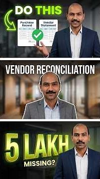 What is vendor reconciliation and what the reason for the differences #shortsfeed #youtubeshorts