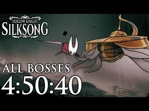 Hollow Knight: Silksong All Bosses speedrun in 4:50:40!