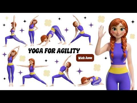 Elsa's Frozen Agility Yoga For Children's | Cosmic Kids Yoga | Yoga For Speed | Exercise For Kids