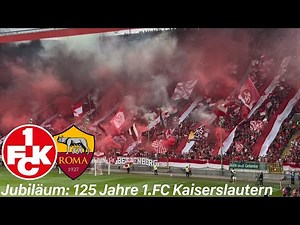 1.FC Kaiserslautern - AS Roma | Choreo, PYROSHOW und starke Stimmung im 125-Jahre Jubiläumsspiel