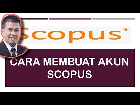 HOW TO CREATE A SCOPUS ACCOUNT