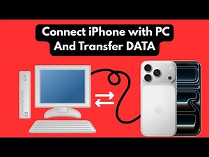 How to connect iPhone with Windows/PC using cable and transfer data