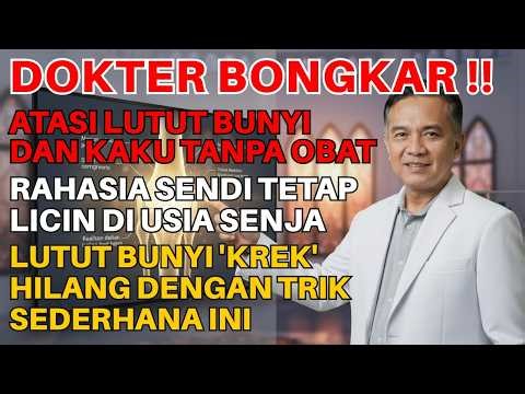 DOKTER BONGKAR‼️ Lutut Bunyi “KREK” Saat Sujud Tarawih? Coba 1 Trik Ini!