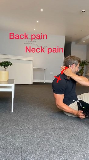 Neck pain relief with the Back Magic stretcher. #backmagic #neckpain #backpain | Spine Health Care