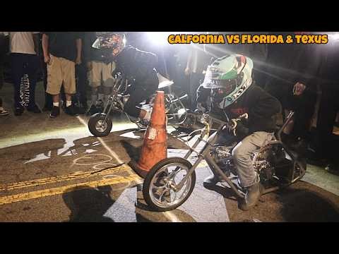 California vs Texas & Florida Mini Bikes in the 660