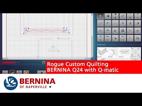 BERNINA Q24 and Q-matic: Rogue Custom Quilting