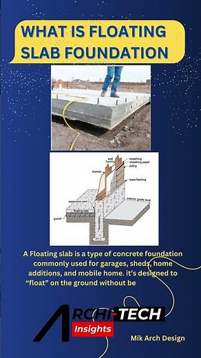 what is floating slab foundation ? #structural #civil #civilengineering #substructure #foundation