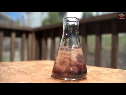 Incredible Chemical Reaction in Slow Motion