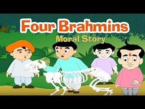Four Brahmins Story In English I Bookish Knowledge I Moral Stories For Kids In English I Lion