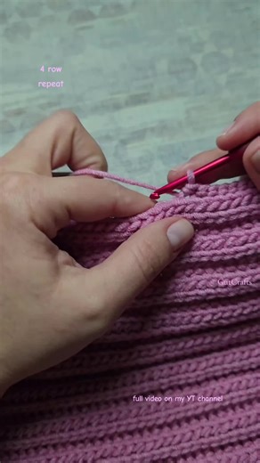 HDC Slip Stitch Crochet Pattern for Beginners