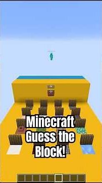 Minecraft Guess the Block 3 #minecraft #shorts