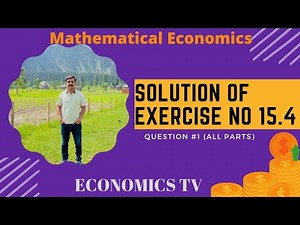 Exercise No 15.4 Q 1 Solution || Mathematical Economics by Alpha C Chiang #exact #differential