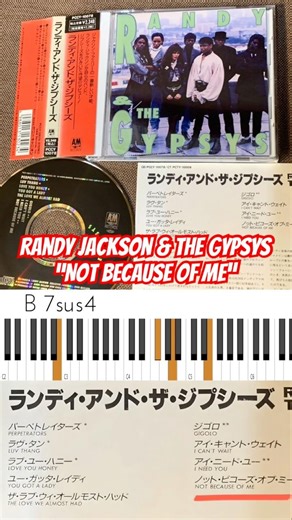 Randy Jackson & The Gypsys “Not Because Of Me” Chords 🔥🎹🔥 #musicianparadise