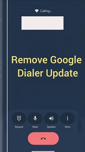 Google Phone Dialer New Update Uninstall