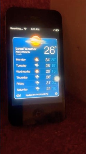 iOS 6.0.1 Weather Application #iphone4s #ios6 #ios