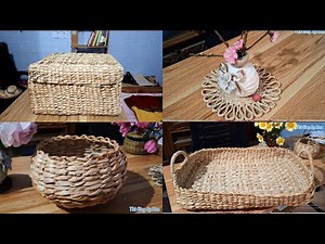 The Secret to Weaving Beautiful Banana Fiber Baskets | DIY Handmade