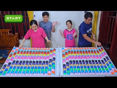 💚💙🩷💜 Color ball puzzle game, fun ASMR game 🔥 level 02