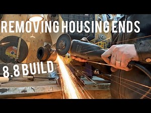 31 spline 8.8 with 9” ends part six - cutting off 8.8 housing ends/ measuring tube length for axles