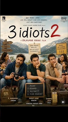 3 Idiots 2 Plot Reveal By Rajkumar Hirani | Aamir Khan | Sharman Joshi | #3idiots2 #shorts #aamir...