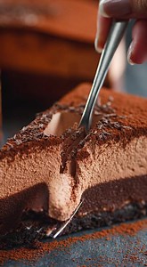 Two-Layer Chocolate Mousse Cake — VERY EASY A rich, fudgy chocolate base topped with a cloud-soft chocolate mousse… this cake is the perfect balance of creamy, airy, and decadent. Every bite melts in your mouth #ChocolateMousseCake #TwoLayerDessert #ChocolateLovers #ElegantDesserts #CakeReels #BakingInspiration | Daily Recipes