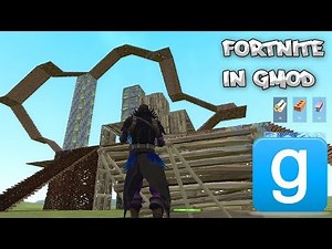 BUILD FORTS IN GMOD! - Fortnite Mod 2: Weapons / Characters / Building