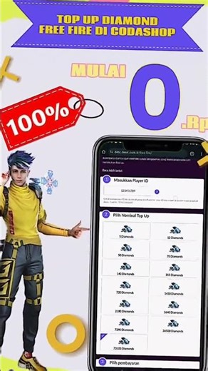 Jangan sampai ketinggalan, Cari link? cek bio mimin #fyp #freefire #codashop #freefirelover