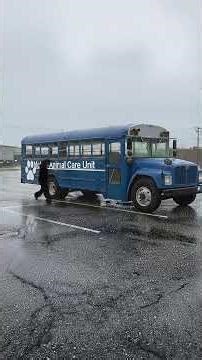 From Old School Bus to Mobile Vet Clinic 🚐🐾 TimeLaps