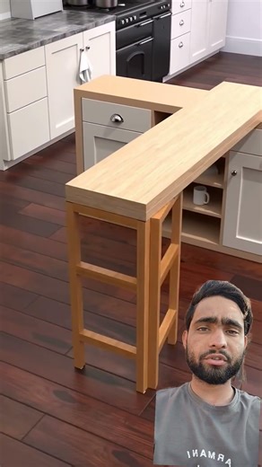 #woodworking #diningtabledesign #kitchen #wood #home #interiordesign #automobile #woodenalmari #home