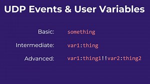 UDP and Variables Walk Through