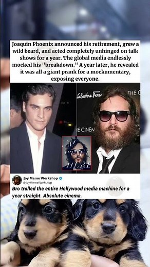 How Joaquin Phoenix Successfully Trolled The Entire Hollywood Media 🤫 #memes #funny #movies