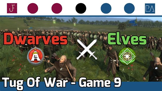 Elven Blades Clash in Third Age Total War Dwarves vs Elves