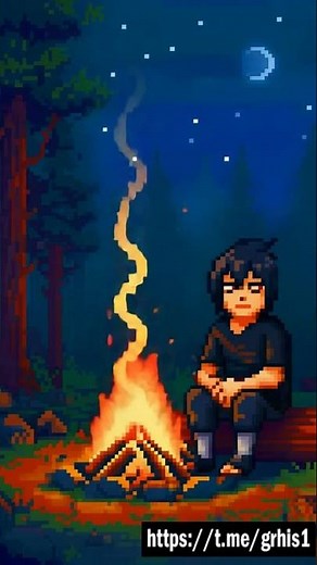 Sasuke Uchiha Pixel Art ⚡ The Lone Ninja in Retro Style #sasuke #sasukeuchiha #naruto #pixelart