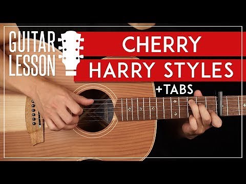 Cherry Guitar Tutorial 🎸🍒 Harry Styles Guitar Lesson |Fingerpicking + Easy Chords|