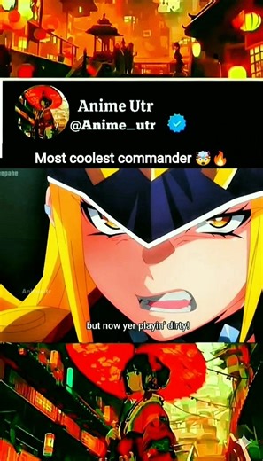 Most coolest commander 🔥 #anime #animeedit