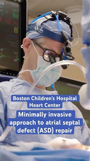 Minimally invasive approach to atrial septal defect (ASD) repair at #bostonchildrenshospital