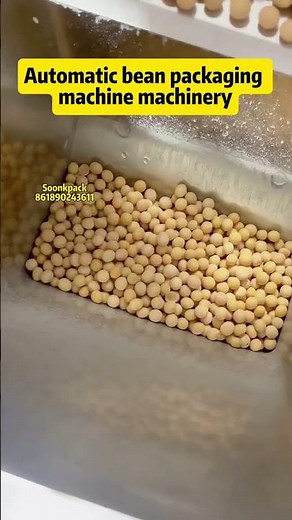 Bean granule automatic weighing and packaging machine #beanpackagingmachine