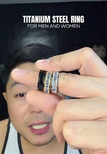 Titanium Steel Ring for Protection and Healing