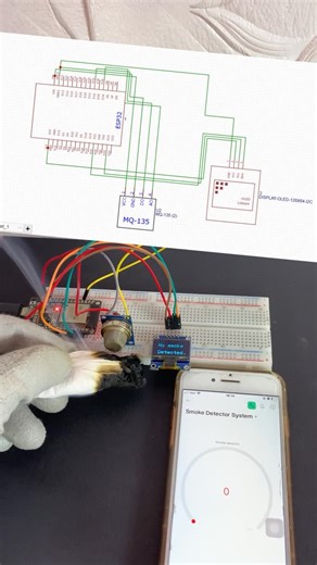 Uploading thoughts | Engineering | Electronics on Instagram: "IoT Air Quality Monitoring with ESP32 using Blynk IoT Cloud #arduino #engineering #electronics #arduinoproject #electricalengineer #arduinobeginner #programming #electrical #uploadideaswithitamar"