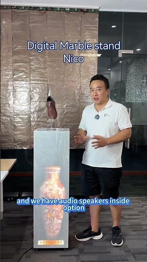 The FUTURE of Display Tech: Marble LED Stand That TRANSFORMS! #leddisplay