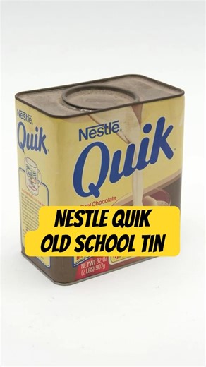 Nestle Quik: Old School Tin