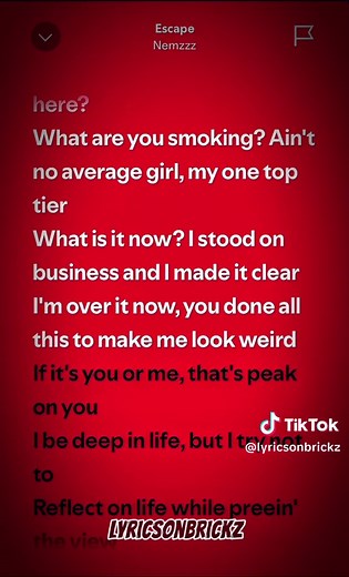 Escape by Nemzzz: Unpacking the Lyrics