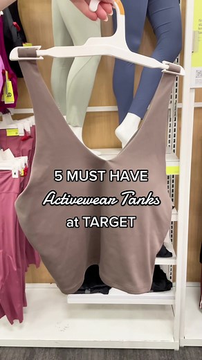 Yes I own them all and yes they’re all so good! And all available in more colors! Target activewear tank tops! #targetshopping #activewear #targetactivewear #targetrun #targetfinds #targetmusthaves #targetmusthave #targetfavorites #targetnewfinds #workoutstyle #targettiktok