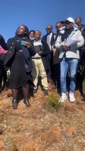 Technical insights! Experts in action! Mrs. Elita Banda and Mr. Comfort Molosiwa share in-depth knowledge on the technical aspects of the Lesotho-Botswana Water Transfer Project's dam. Their expertise is crucial in bringing this visionary project to life! #LesothoBotswanaWaterProject #DamConstruction #TechnicalExpertise | Lesotho News Agency