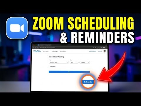 How to configure Zoom scheduling and reminders for efficient meetings - Quick Tutorial